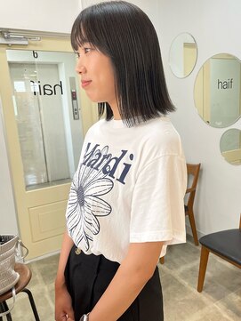 ハイフ(haif) 【haif】透明感オリーブグレージュ