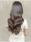 大人美人アッシュオリーブショコラアッシュ韓国ヘアモテ髪