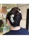洋装ヘアセット