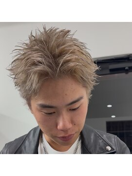 ウェーブ(WAVE) スパイキーショート/ミルクティーベージュ/ベリショ/短髪