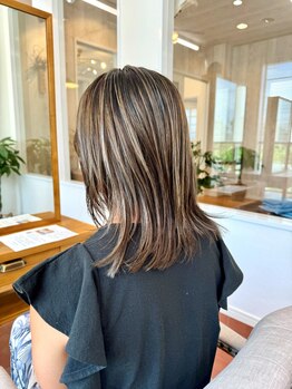 ブルー(blue)の写真/【ケア×デザインカラー】トレンドはもちろんあなたに一番似合うカラーをご提案♪透明感ある仕上がりへ★