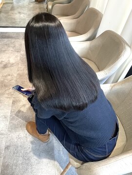 ナンバー ジルバ 立川(N° jillva) 韓国顔まわりレイヤーカット髪質改善透明感カラー20代30代40代