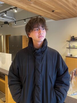 アルジャーノンリトリート(ALGERNON retreat) シースルーフェザーシャドウパーマ【中居史也】