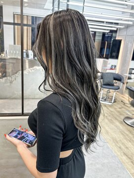 ロンドシエル 横浜(Lond ciel) メルティカラー似合わせカットウェーブミディアムレイヤーカット