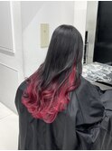 レッドグラデーションカラー