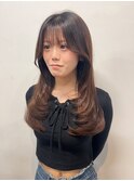 スタイリングが簡単で人気のザクザクレイヤースタイル!