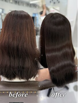 ハピネス 梅田茶屋町店(HAPPINESS) 韓国風/レイヤーカット/顔周り/顔まわり/髪質改善/ベージュ