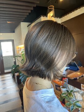 アンツ サザンリゾート 茅ヶ崎店(ANT'S Southern Resort) くびれヘア/アプリコットオレンジ/ハイライトカラー