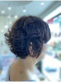 ミディアムショートパーマ