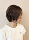 大人ショート×ビターモカブラウン☆