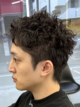 ウィル バイ ブラウン(Vir by Brown) スパイキーショートピンパーマ/メンズカット/メンズパーマ