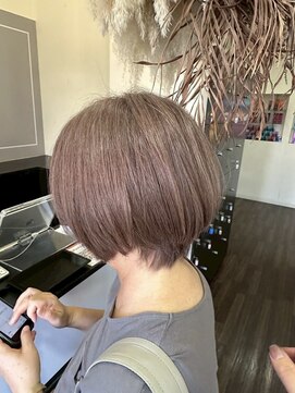 サンタフェ 岡崎店(Santa'Fe) 髪質改善/透明感/ブラウン/ショート
