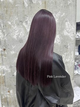 エレン(E L E N) ピンクラベンダー/ブリーチ/髪質改善カラー