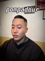 カムレイドフォーライフ(COMRADE 4 LIFE)&nbsp;担当西村　ポンパドールスタイル