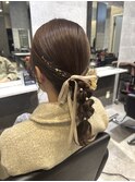 お呼ばれヘアセット
