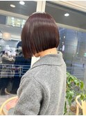 イメチェン　似合わせカット　ボブ　コンパクトボブ