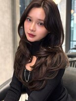 シティ(CITY) ハッシュカット アッシュブラウン かきあげレイヤー