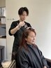 【頭皮に優しいオーガニックケア】カット+根元カラー(生え際3センチ)¥4300
