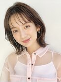 ☆　外ハネボブ　韓国風ミディアムレイヤー☆イメチェン
