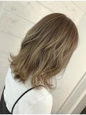 ハッシュカットフルバング似合わせカットレッドブラウン20代30代