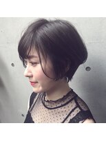 フラミューム 恵比寿(flammeum)&nbsp;ミヤザキスタイル  フェミニン前下がりボブ【恵比寿】