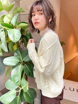 トゥルーズ(TLUUS) TLUUS似合わせカットデザインカラーアースカラーショートボブ