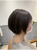 丸みショートボブ