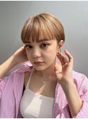 『前髪ありショート』stylist諸見里