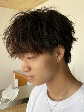 クオル 立川(QOL) ツイストパーマ無造作パーマメンズマッシュ刈り上げツーブロック