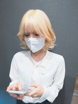 ボアップ 京橋店(boappu)&nbsp;#ハイトーンカラー#ブロンドヘア#ケアブリーチ#ホワイトカラー