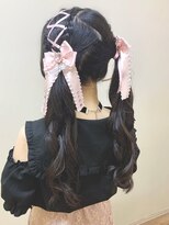 ディア(.eer)&nbsp;レースアップ × リボン × ツインテール