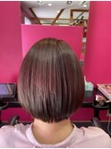 酸性縮毛矯正 ボブ
