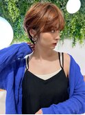 【渡辺】ショートグラデーションカラーペールベージュ