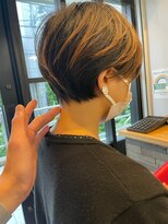 ロット 横浜(lot)&nbsp;ココアベージュ×グランマッシュ×小顔ショート[横浜駅]