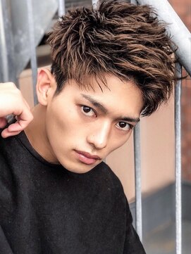 ブリーチ 山形桜田(BLEACHi) 【BLEACHi】刈り上げツーブロック短髪ツイストスパイラル