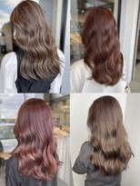 美容室フルール&nbsp;20代30代40代髪質改善カラーミルクティアッシュ韓国ヘア