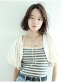【BOND平山】オンブレ　レイヤー　大人ボブ　センターパート