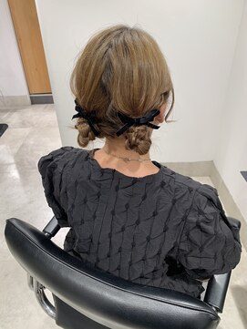 ゴウトゥデイ 渋谷MODI店(GO TODAY) ツインお団子 ヘアアレンジ ヘアセット <渋谷/渋谷駅>