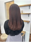 ピンクグラデーション、ローレイヤー