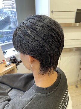 エムスリーヘアー イオンマリンピア店(MIII HAIR) センターパートウルフ　ツーブロウルフ　リバースウルフ