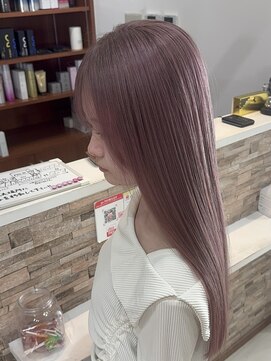 パーリオ けいさつ前店(PALIO) 【NAOKI】が作るピンクベージュ