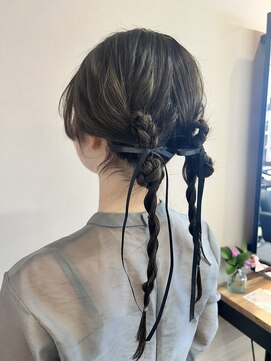 プリンプ トータルビューティ(PRIMP.total beauty) リボンarrange　hair set♪