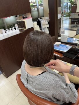 ウィーブ 成田店(Weve) ホワイトグレージュ/デジタルパーマ/チェリーブラウン/成田/白髪