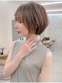 ミニウルフレイヤーカット顔周りカット前髪カットショート錦糸町