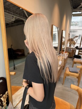 エルム 原宿 表参道(yelm) ホワイトベージュ/ブリーチ2回～