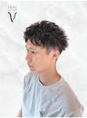 ベリーショート×無造作パーマ/10代20代30代