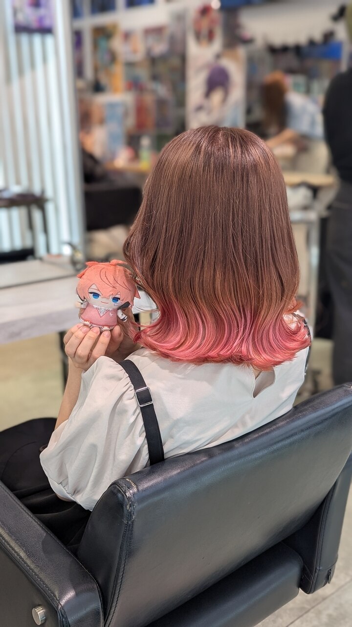 にじさんじ 赤城ウェン/推しカラー/概念カラー/ピンク/裾カラー