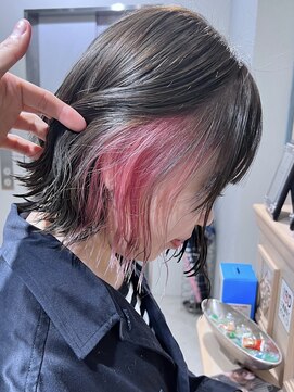 ロンド ジュルード 名古屋(Lond jeloud) インナーカラー/イヤリングカラー/ブリーチ/ダブルカラー