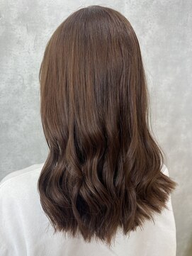 透明感◎やわらかブラウンベージュ【紫原美容室/鹿児島美容室】