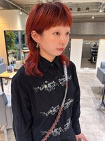 ヘアーズルネッタアベノ(HAIR'S Lunetta abeno)&nbsp;【大阪/天王寺】マレットヘア×暖色系カラー